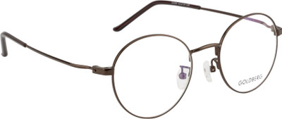 Gold Berg Full Rim Round Frame(45 mm