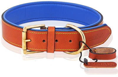 Petsup neck collar leather belt for labrador and puppy collars belts with tag name Dog & Cat Everyday Collar(, Royal
Petsup neck collar leather belt for labrador and puppy collars belts with tag name Dog & Cat Everyday Collar(, Royal