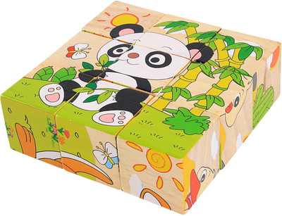 Pigloo Colorful Wooden Block Picture Puzzle for Toddlers and Small Children( Panda)(9 Pieces) 
Pigloo Colorful Wooden Block Picture Puzzle for Toddlers and Small Children( Panda)(9 Pieces)