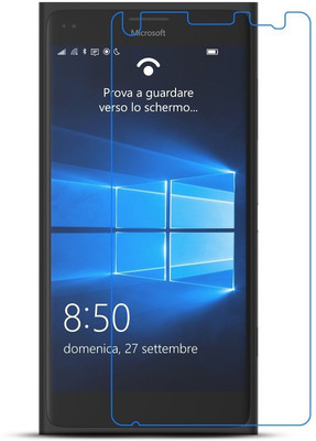 APS Gold Tempered Glass Guard for Microsoft Lumia 850, Transparent