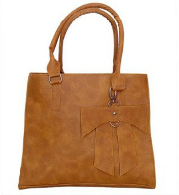 JARS Collections Girls Formal Tan Leatherette Hand-held Bag