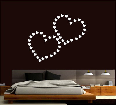 Wall1ders 3D Acrylic Sticker Sticker(Pack of 50, White