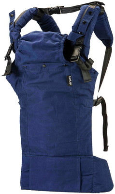 LuvLap Grand Baby Carrier(Navy Blue, Front Carry facing in)