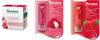 Himalaya Clear Complexion Whitening Day Cream, Litchi Shine Lip Care, Strawberry Shine Lip Care(Set of)
Himalaya Clear Complexion Whitening Day Cream, Litchi Shine Lip Care, Strawberry Shine Lip Care(Set of)