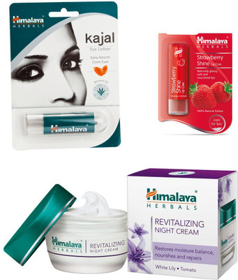 Himalaya Strawberry Shine Lip Care, Kajal Eye Definer, Revitalizing Night Cream(Set of 3)
Himalaya Strawberry Shine Lip Care, Kajal Eye Definer, Revitalizing Night Cream(Set of 3)
