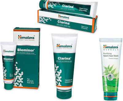 Himalaya Clarina Anti Acne Cream, Bleminor Anti Blemish Cream, Purifying Neem Face Wash, Clarina Anti Acne Face Wash(Set of 4)
Himalaya Clarina Anti Acne Cream, Bleminor Anti Blemish Cream, Purifying Neem Face Wash, Clarina Anti Acne Face Wash(Set of 4)