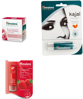 Himalaya Strawberry Shine Lip Care, Kajal Eye Definer, Clear Complexion Whitening Day Cream(Set of 3)
Himalaya Strawberry Shine Lip Care, Kajal Eye Definer, Clear Complexion Whitening Day Cream(Set of 3)