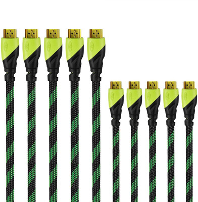 TIZUM (5-PACK) “Aura” HDMI 1.4 -Gold Plated-High Speed Data 10.2Gbps, 3D, 4K, HD 1080P (5 Ft/ 1.5 M X 5) HDMI Cable(Compatible with Mobile, Laptop, Tablet, Mp3, Gaming Device, Green)
TIZUM (5-PACK) “Aura” HDMI 1.4 -Gold Plated-High Speed Data 10.2Gbps, 3D, 4K, HD 1080P (5 Ft/ 1.5 M X 5) HDMI Cable(Compatible with Mobile, Laptop, Tablet, Mp3, Gaming Device, Green)