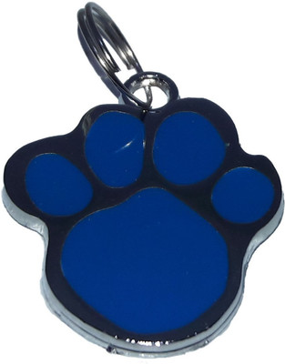 Happy Petting Embellished Dog Collar Charm(Blue, Paw)