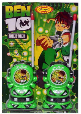 Goyal Ben 10 Walky Talkies & Binoculars 4*30 mm Combo Pack