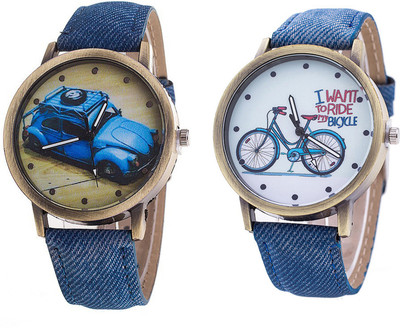 Keepkart Unique Blue Leather Strap Combo Pack Limited Edition Watches For Woman And Girls Watch - For Girls
Keepkart Unique Blue Leather Strap Combo Pack Limited Edition Watches For Woman And Girls Watch - For Girls