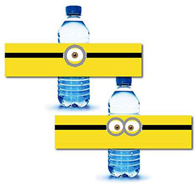 PARTY PROPZ YELLOW & BLACK WATER BOTTLE LABEL SET OF 12 PCS/MINION BIRTHDAY DECORATION/MINION PARTY SUPPLIES/MINION PARTY ACCESSORIES - 12 g
PARTY PROPZ YELLOW & BLACK WATER BOTTLE LABEL SET OF 12 PCS/MINION BIRTHDAY DECORATION/MINION PARTY SUPPLIES/MINION PARTY ACCESSORIES - 12 g