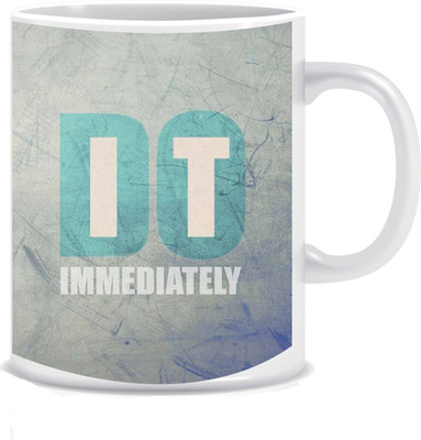 Everyday Desire Do It ED021 Ceramic Mug(300 ml), Multicolor