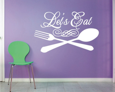Wall Guru Home Décor wall Sticker Sticker(Pack of 1, White