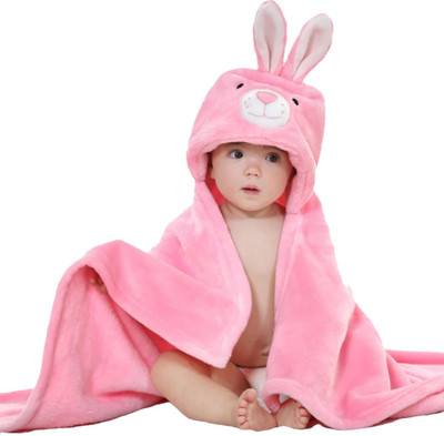 BRANDONN BABY PINK Size Bath Robe(Bath Robe, For: Baby Boys & Baby Girls, BABY PINK