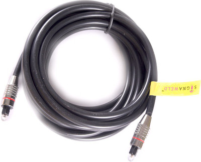 Signaweld Premium"TOSLINK OPTICAL FIBER 461sag2pgst-42 4.57 Meter Network Cable(Compatible with Computer, Black)
Signaweld Premium"TOSLINK OPTICAL FIBER 461sag2pgst-42 4.57 Meter Network Cable(Compatible with Computer, Black)
