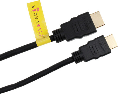 Signaweld Premium"HDTV HDMI Round M/M 461sag2pgst-22 9.14 Meter HDMI Cable(Compatible with Computer, Black)
Signaweld Premium"HDTV HDMI Round M/M 461sag2pgst-22 9.14 Meter HDMI Cable(Compatible with Computer, Black)
