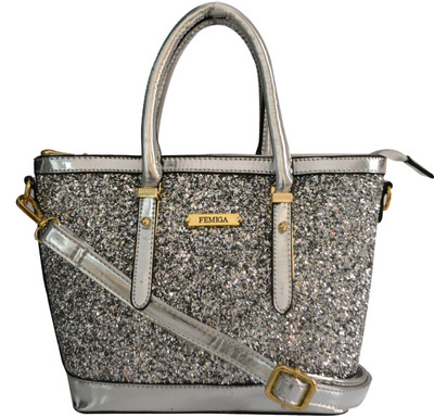 Femiga Hand-held Bag(Silver)