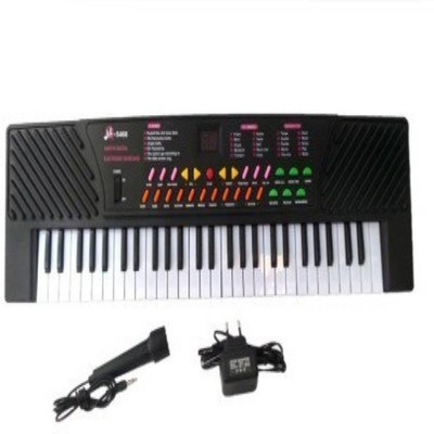 zurie toy collection 54 Keys Piano Keyboard with mic(Black)