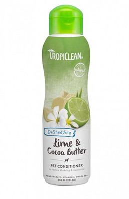 tropiclean Conditioning Lime and cocoa butter deshedding cat Dog Shampoo(355 ml)