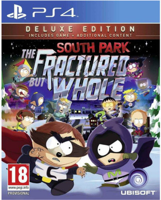 South Park: The Fractured But Whole (Deluxe Edition)(Game and Upgrades Pack, for PS4)
South Park: The Fractured But Whole (Deluxe Edition)(Game and Upgrades Pack, for PS4)