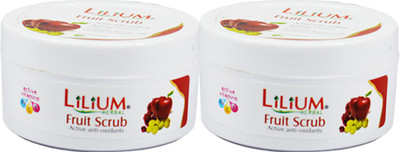 LILIUM Fruit Scrub 100ml Pack of 2 Scrub(100 ml)