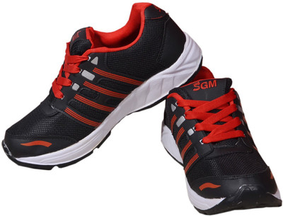 SGM Running Shoes For Men(Red, Black