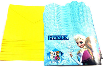 EVA Invitation Card(Blue, Pack of 20)