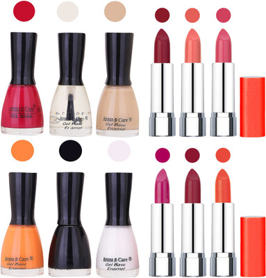 Aroma Care Wholesale Rate Combo of Nail Polish and Rythm Lipstick 319(Set of 12)
Aroma Care Wholesale Rate Combo of Nail Polish and Rythm Lipstick 319(Set of 12)