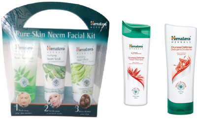 Himalaya Dryness Defense Protein Shampoo, Pure Skin Neem Facial Kit, Dryness Defense Detangler & Conditioner(Set of 3)
Himalaya Dryness Defense Protein Shampoo, Pure Skin Neem Facial Kit, Dryness Defense Detangler & Conditioner(Set of 3)
