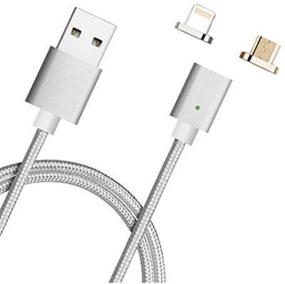 VibeX ™ Detachable Micro USB 3.3ft with LED Indicator 2 in 1 for Type C and Android Systems,Tablets etc Magnetic Charging Cable(Multicolor)
VibeX ™ Detachable Micro USB 3.3ft with LED Indicator 2 in 1 for Type C and Android Systems,Tablets etc Magnetic Charging Cable(Multicolor)