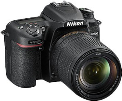 Nikon DX D7500 DSLR Camera Body with Single Lens: AF-S VR NIKKOR 18-105mm VR lens (16 GB SD Card + Camera Bag)(Black)