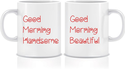 Everyday Desire Couple Collection Good Morning Printed ED058 - Pack of 2 Ceramic Mug(300 ml, Pack of 2), Multicolor
Everyday Desire Couple Collection Good Morning Printed ED058 - Pack of 2 Ceramic Mug(300 ml, Pack of 2), Multicolor