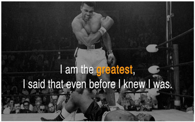 Muhammad Ali Motivational and Inspirational Poster for Room Paper Print(12 inch X 18 inch, Rolled)
Muhammad Ali Motivational and Inspirational Poster for Room Paper Print(12 inch X 18 inch, Rolled)