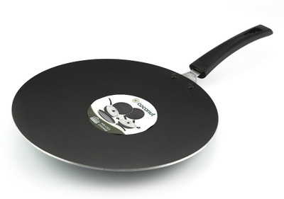 Coconut Concave Chapati Tawa 28 cm diameter(Aluminium, Non-stick), Multicolor