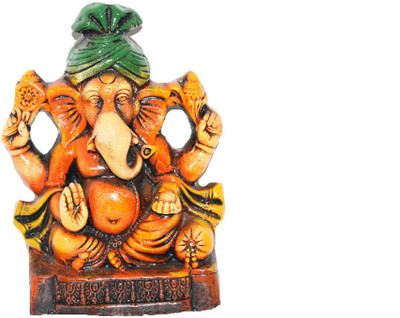 Sarvsiddhi Terracotta Ganpati Idol For Ganesh Chaturthi Decorative Showpiece - 25 cm(Terracotta, Multicolor)
Sarvsiddhi Terracotta Ganpati Idol For Ganesh Chaturthi Decorative Showpiece - 25 cm(Terracotta, Multicolor)