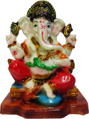 FABZONE Lord Ganesha Statue Hindu Dev Ganpati and Siddhivinayak God Sculputer Handicraft Idol Diwali Decorative Spiritual Puja Vastu Showpiece Figurine - Religious Pooja Gift Item & Murti for Mandir / Temple / Home / Office Decorative Showpiece - 10 cm(Po
FABZONE Lord Ganesha Statue Hindu Dev Ganpati and Siddhivinayak God Sculputer Handicraft Idol Diwali Decorative Spiritual Puja Vastu Showpiece Figurine - Religious Pooja Gift Item & Murti for Mandir / Temple / Home / Office Decorative Showpiece - 10 cm(Po