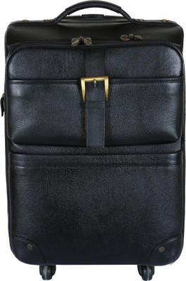 C Comfort Leather Small Travel Bag - Small(Black)