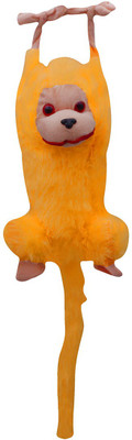 Casotec Cute Hanging Monkey Stuffed Soft Plush Soft Toy - 27 cm(Yellow)