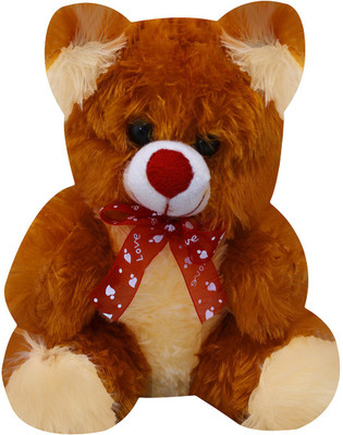 Casotec Cute Teddy Bear Stuffed Soft Plush Soft Toy - 26 cm(Brown / Beige)