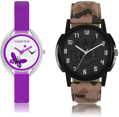 VALENTIME LR3VT2 New Stylish Army Leather-Plastic Belt Exclusive Fashion Best Offer Branded Combo Couple Hand Watch - For Boys
VALENTIME LR3VT2 New Stylish Army Leather-Plastic Belt Exclusive Fashion Best Offer Branded Combo Couple Hand Watch - For Boys