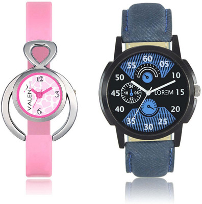 VALENTIME LR2VT13 New Stylish Chronograph Pattern Leather-Plastic Belt Exclusive Fashion Best Offer Branded Combo Couple Hand Watch - For Boys
VALENTIME LR2VT13 New Stylish Chronograph Pattern Leather-Plastic Belt Exclusive Fashion Best Offer Branded Combo Couple Hand Watch - For Boys