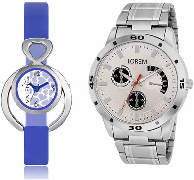 VALENTIME LR101VT12 New Stylish Chronograph Pattern Metal-Plastic Belt Exclusive Fashion Best Offer Branded Combo Couple Hand Watch - For Boys
VALENTIME LR101VT12 New Stylish Chronograph Pattern Metal-Plastic Belt Exclusive Fashion Best Offer Branded Combo Couple Hand Watch - For Boys