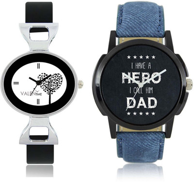 VALENTIME LR7VT27 New Stylish DAD Quote Leather-Plastic Belt Exclusive Fashion Best Offer Branded Combo Couple Hand Watch - For Boys
VALENTIME LR7VT27 New Stylish DAD Quote Leather-Plastic Belt Exclusive Fashion Best Offer Branded Combo Couple Hand Watch - For Boys