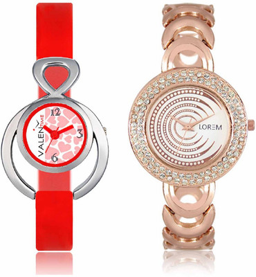 VALENTIME LR202VT14 New Designer Diamond Studded Metal-Plastic Belt Exclusive Fashion Best Offer Branded Combo Beutiful Hand Watch - For Girls
VALENTIME LR202VT14 New Designer Diamond Studded Metal-Plastic Belt Exclusive Fashion Best Offer Branded Combo Beutiful Hand Watch - For Girls
