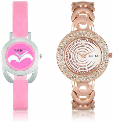VALENTIME LR202VT18 New Designer Diamond Studded Metal-Plastic Belt Exclusive Fashion Best Offer Branded Combo Beutiful Hand Watch - For Girls
VALENTIME LR202VT18 New Designer Diamond Studded Metal-Plastic Belt Exclusive Fashion Best Offer Branded Combo Beutiful Hand Watch - For Girls
