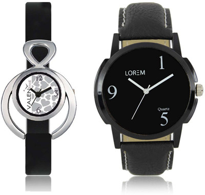 VALENTIME LR6VT11 New Stylish Attractive Leather-Plastic Belt Exclusive Fashion Best Offer Branded Combo Couple Hand Watch - For Boys
VALENTIME LR6VT11 New Stylish Attractive Leather-Plastic Belt Exclusive Fashion Best Offer Branded Combo Couple Hand Watch - For Boys
