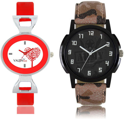 VALENTIME LR3VT31 New Stylish Army Leather-Plastic Belt Exclusive Fashion Best Offer Branded Combo Couple Hand Watch - For Boys
VALENTIME LR3VT31 New Stylish Army Leather-Plastic Belt Exclusive Fashion Best Offer Branded Combo Couple Hand Watch - For Boys