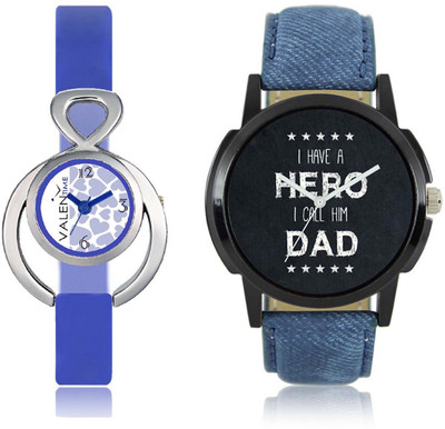 VALENTIME LR7VT12 New Stylish DAD Quote Leather-Plastic Belt Exclusive Fashion Best Offer Branded Combo Couple Hand Watch - For Boys
VALENTIME LR7VT12 New Stylish DAD Quote Leather-Plastic Belt Exclusive Fashion Best Offer Branded Combo Couple Hand Watch - For Boys
