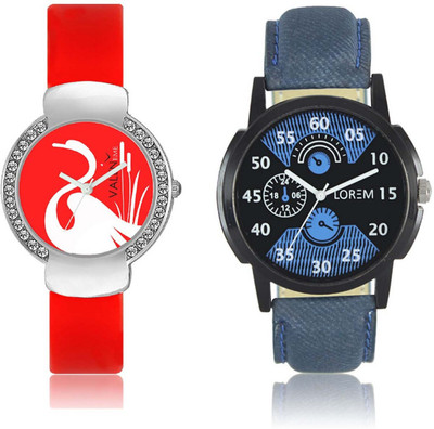 VALENTIME LR2VT25 New Stylish Chronograph Pattern Leather-Plastic Belt Exclusive Fashion Best Offer Branded Combo Couple Hand Watch - For Boys
VALENTIME LR2VT25 New Stylish Chronograph Pattern Leather-Plastic Belt Exclusive Fashion Best Offer Branded Combo Couple Hand Watch - For Boys